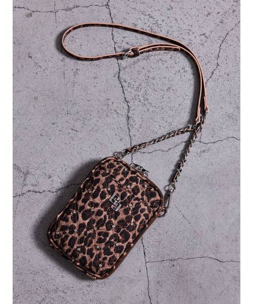 GYDA(ジェイダ)の「GG bijou quilting ミニショルダーBAG(ショルダーバッグ・レディース・ライトブルー/ブラック/オフホワイト/シルバー/その他1・FREE)」の5枚目の写真