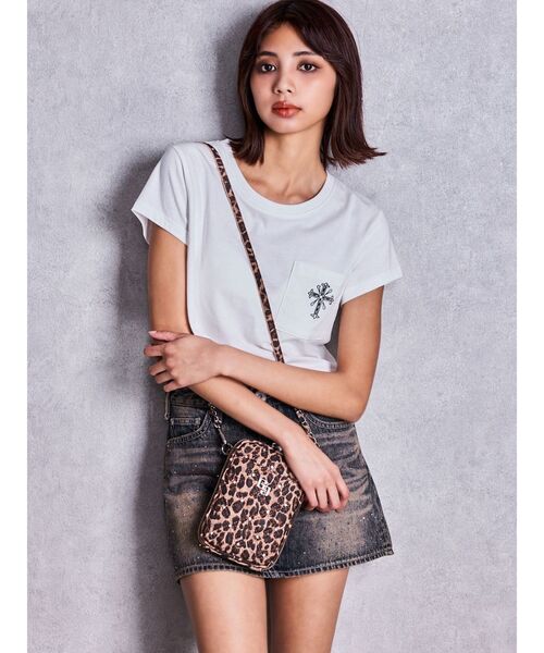 GYDA(ジェイダ)の「GG bijou quilting ミニショルダーBAG(ショルダーバッグ・レディース・ライトブルー/ブラック/オフホワイト/シルバー/その他1・FREE)」の8枚目の写真