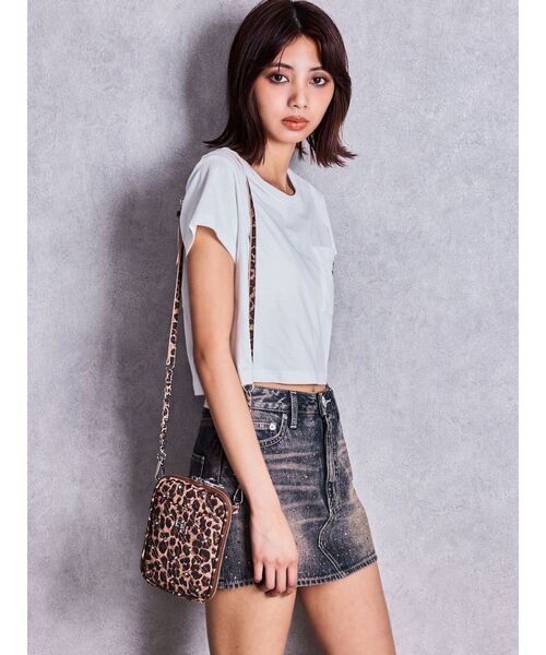 GYDA(ジェイダ)の「GG bijou quilting ミニショルダーBAG(ショルダーバッグ・レディース・ライトブルー/ブラック/オフホワイト/シルバー/その他1・FREE)」の9枚目の写真