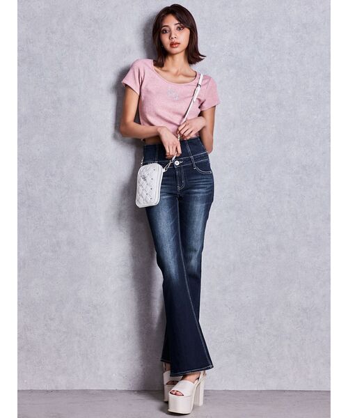 GYDA(ジェイダ)の「GG bijou quilting ミニショルダーBAG(ショルダーバッグ・レディース・ライトブルー/ブラック/オフホワイト/シルバー/その他1・FREE)」の16枚目の写真