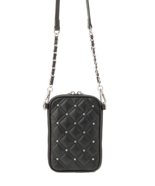 GYDA(ジェイダ)の「GG bijou quilting ミニショルダーBAG(ショルダーバッグ・レディース・ライトブルー/ブラック/オフホワイト/シルバー/その他1/ピンク/パープル・FREE)」の10枚目の写真