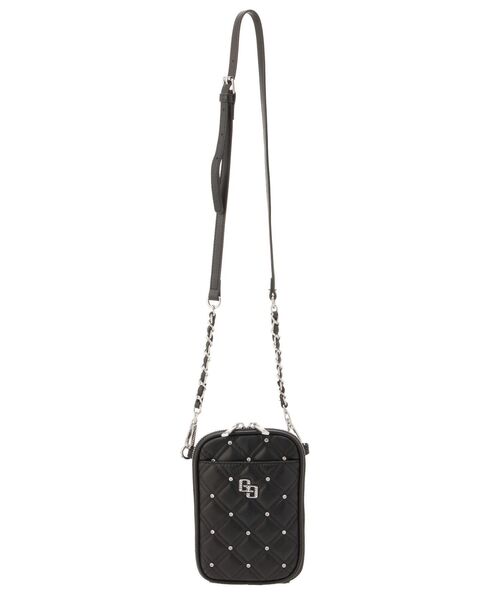 GYDA(ジェイダ)の「GG bijou quilting ミニショルダーBAG(ショルダーバッグ・レディース・ライトブルー/ブラック/オフホワイト/シルバー/その他1/ピンク/パープル・FREE)」の15枚目の写真