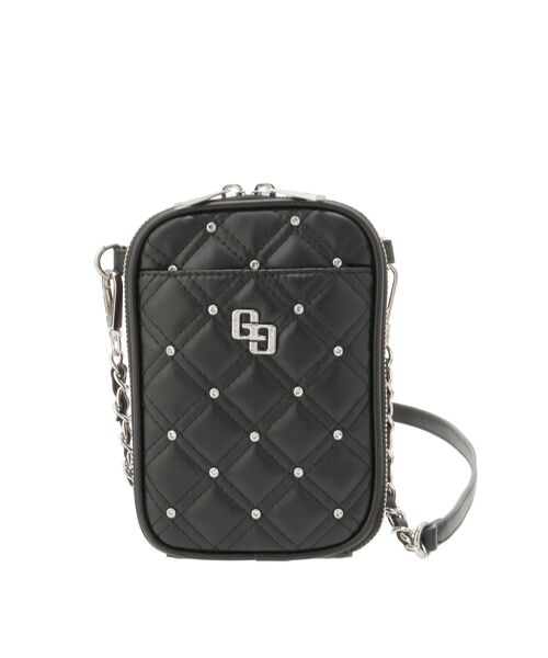 GYDA(ジェイダ)の「GG bijou quilting ミニショルダーBAG(ショルダーバッグ・レディース・ライトブルー/ブラック/オフホワイト/シルバー/その他1/ピンク/パープル・FREE)」の21枚目の写真