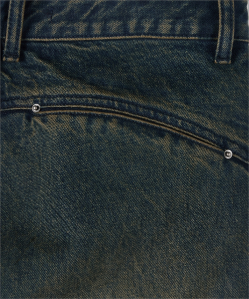 MAISON MINED（メゾンミネド）の「FRONT LINE WASHED DENIM PANTS BROWN（デニムパンツ・メンズ・その他・SMALL/MEDIUM/LARGE）」の9枚目の写真