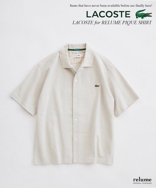 LACOSTE(ラコステ)の「LACOSTE / ラコステ 別注 ピケ 半袖シャツ(シャツ/ブラウス・メンズ・グレー/ブラック/ブラウン・MEDIUM/LARGE)」の3枚目の写真