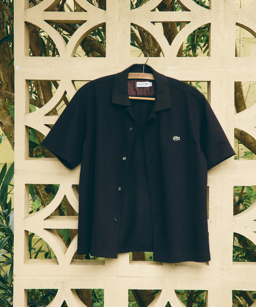LACOSTE(ラコステ)の「LACOSTE / ラコステ 別注 ピケ 半袖シャツ(シャツ/ブラウス・メンズ・グレー/ブラック/ブラウン・MEDIUM/LARGE)」の18枚目の写真