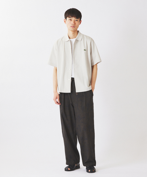 LACOSTE(ラコステ)の「LACOSTE / ラコステ 別注 ピケ 半袖シャツ(シャツ/ブラウス・メンズ・グレー/ブラック/ブラウン・MEDIUM/LARGE)」の21枚目の写真