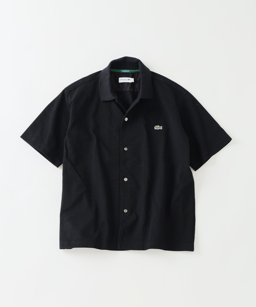 LACOSTE(ラコステ)の「LACOSTE / ラコステ 別注 ピケ 半袖シャツ(シャツ/ブラウス・メンズ・グレー/ブラック/ブラウン・MEDIUM/LARGE)」の9枚目の写真