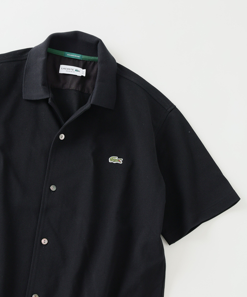 LACOSTE(ラコステ)の「LACOSTE / ラコステ 別注 ピケ 半袖シャツ(シャツ/ブラウス・メンズ・グレー/ブラック/ブラウン・MEDIUM/LARGE)」の10枚目の写真