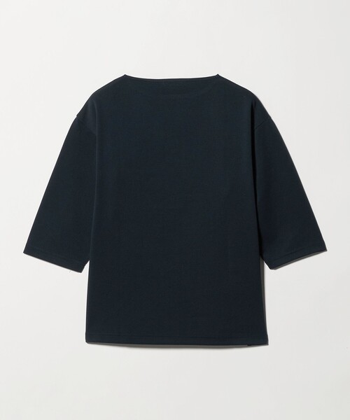 A DAY IN THE LIFE UNITED ARROWS(アデイインザライフユナイテッドアローズ)の「リップル ボートネック 6分袖カットソー<A DAY IN THE LIFE>(Tシャツ/カットソー・メンズ・ネイビー/ホワイト・L/S/M)」の9枚目の写真