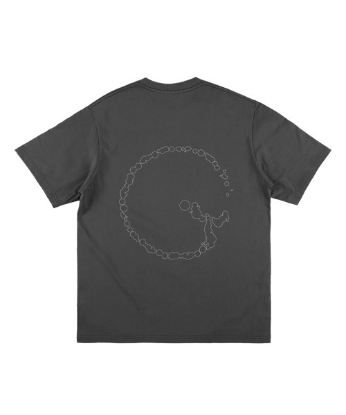 THEWARLD(ザワールド)の「アーバンオービット コットン半袖Tシャツ(チャコール)(Tシャツ/カットソー・メンズ・その他・1/2/3)」の3枚目の写真