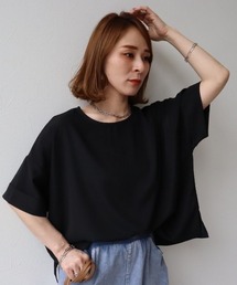 zena（ジェナ）の「バックファスナーTシャツブラウス（Tシャツ/カットソー）」