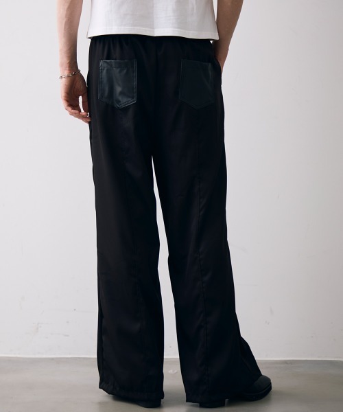 Shoowtime(ショウタイム)の「Synthetic leather switch nylon pants / 合成皮革スイッチナイロンパンツ(その他パンツ・メンズ・ブラック・MEDIUM/LARGE/X-LARGE)」の7枚目の写真