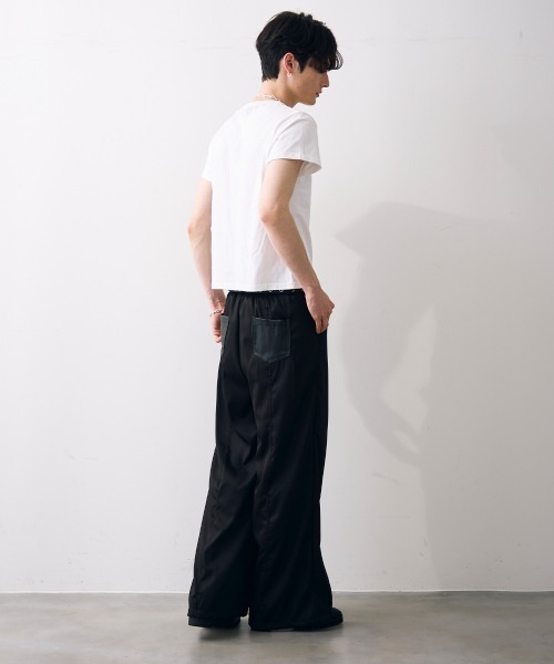 Shoowtime(ショウタイム)の「Synthetic leather switch nylon pants / 合成皮革スイッチナイロンパンツ(その他パンツ・メンズ・ブラック・MEDIUM/LARGE/X-LARGE)」の9枚目の写真