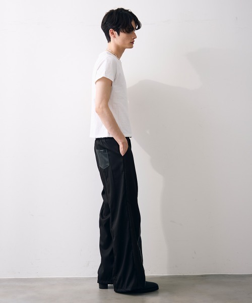 Shoowtime(ショウタイム)の「Synthetic leather switch nylon pants / 合成皮革スイッチナイロンパンツ(その他パンツ・メンズ・ブラック・MEDIUM/LARGE/X-LARGE)」の10枚目の写真