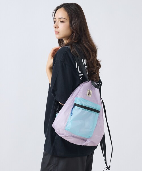 COBMASTER(コブマスター)の「【COBMASTER / コブマスター】SUN NAPSACK / ナップサック / リュック / ユニセックス(バックパック/リュック・メンズ・エメラルド/ラベンダー/ブラック/サックスブルー・フリー)」の4枚目の写真