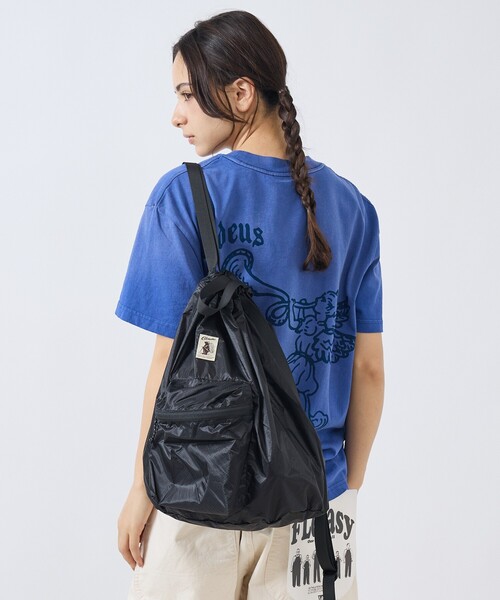 COBMASTER(コブマスター)の「【COBMASTER / コブマスター】SUN NAPSACK / ナップサック / リュック / ユニセックス(バックパック/リュック・メンズ・エメラルド/ラベンダー/ブラック/サックスブルー・フリー)」の2枚目の写真
