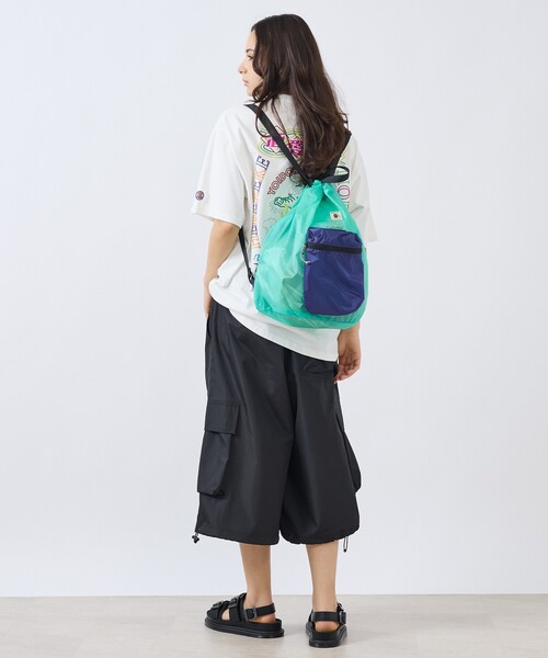COBMASTER(コブマスター)の「【COBMASTER / コブマスター】SUN NAPSACK / ナップサック / リュック / ユニセックス(バックパック/リュック・メンズ・エメラルド/ラベンダー/ブラック/サックスブルー・フリー)」の17枚目の写真