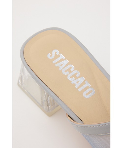 STACCATO（スタッカート）の「カバーアップシースルーサンダル（サンダル・レディース・サックスブルー/ブラック/ホワイト・22.5cm/23cm/23.5cm/24cm/24.5cm）」の11枚目の写真