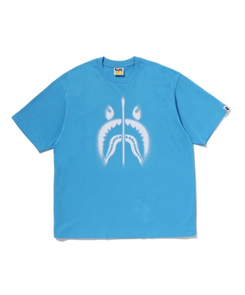 A BATHING APE(アベイシングエイプ)の「SPRAY SHARK RELAXED FIT TEE(Tシャツ/カットソー・メンズ・ブラック/ホワイト/ブルー/オレンジ・XX-LARGE/X-LARGE/MEDIUM/SMALL/LARGE)」の3枚目の写真