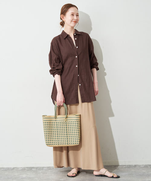 Letra(レトラ)の「《追加》LETRA/レトラ メルカドバッグ S SIZE(トートバッグ・レディース・ブラック/アイボリー/ホワイト/ブラウン/レッド/ブルー・FREE)」の14枚目の写真