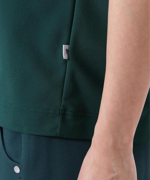 New Balance Golf(ニューバランスゴルフ)の「【new balance golf】ハーフジップ ビッグ ポロシャツ (WOMENS)(ポロシャツ・レディース・ブラック/ホワイト/グリーン系その他・SMALL/MEDIUM/LARGE)」の4枚目の写真