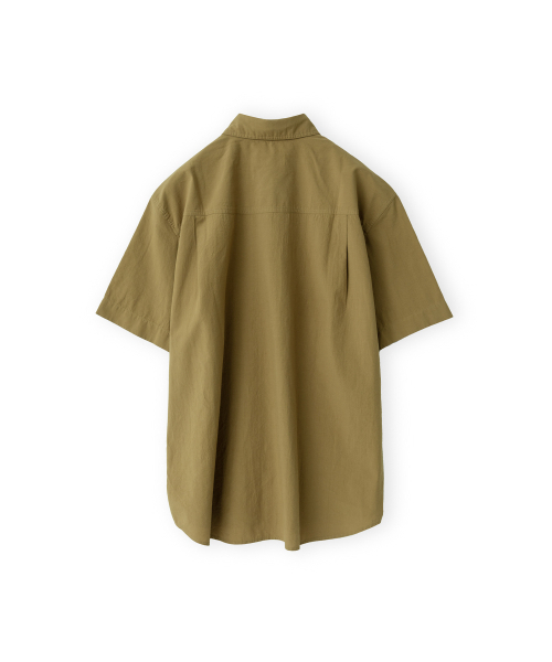 BROWNYARD（ブラウンヤード）の「ハーフワークシャツ、カーキ（シャツ/ブラウス・メンズ・その他・3/4/5/6）」の2枚目の写真