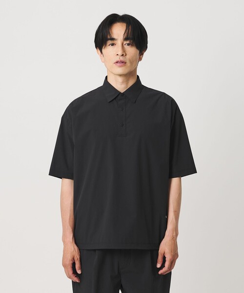 BEAUTY&YOUTH UNITED ARROWS（ビューティーアンドユースユナイテッドアローズ）の「360°MASTER ICE アジャスト ポロシャツ セットアップ対応 接触冷感 ストレッチ 撥水 UVカット（ポロシャツ・メンズ・ダークグレー/ブラック・L/XL/S/M）」の11枚目の写真