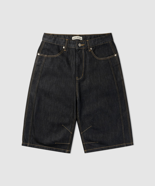 ANOLORCODE(アノローコード)の「デューカーブドハーフデニムパンツ(生地)(その他パンツ・レディース・その他・LARGE/MEDIUM/SMALL)」の2枚目の写真
