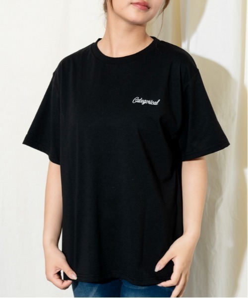 GORGE（ゴージ）の「《発泡バックロゴ×刺繍ロゴ》Ｔシャツ／ストリート／春夏／全3色（Tシャツ/カットソー・レディース・ホワイト/ネイビー/ブラック・F）」の13枚目の写真