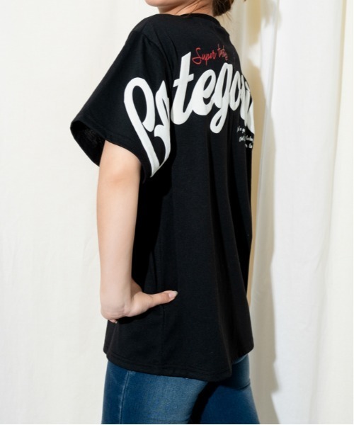 GORGE（ゴージ）の「《発泡バックロゴ×刺繍ロゴ》Ｔシャツ／ストリート／春夏／全3色（Tシャツ/カットソー・レディース・ホワイト/ネイビー/ブラック・F）」の14枚目の写真