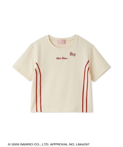 sanrio house(サンリオハウス)の「ビジューモチーフラインミニTシャツ(Tシャツ/カットソー・レディース・その他3/その他2/その他4・F)」の2枚目の写真