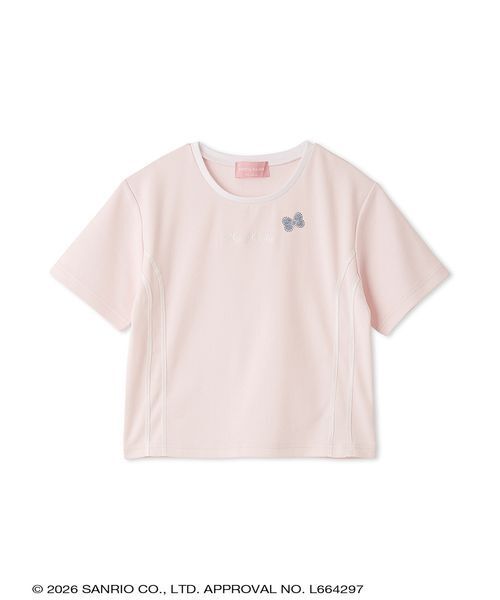 sanrio house(サンリオハウス)の「ビジューモチーフラインミニTシャツ(Tシャツ/カットソー・レディース・その他3/その他2/その他4・F)」の3枚目の写真