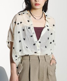 ROSE BUD | EMBROIDERED SHIRT(シャツ/ブラウス)