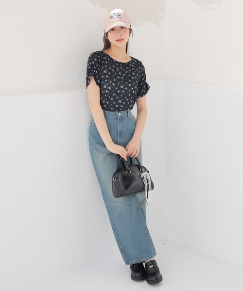 Honeys(ハニーズ)の「総レーストップス(Tシャツ/カットソー・レディース・ホワイト系その他2/ブラウン系その他2/ネイビー系1・L/M/S)」の8枚目の写真