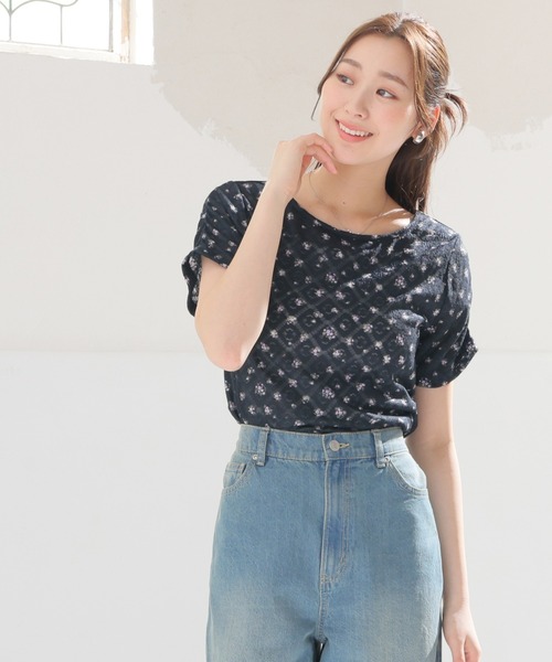 Honeys(ハニーズ)の「総レーストップス(Tシャツ/カットソー・レディース・ホワイト系その他2/ブラウン系その他2/ネイビー系1・L/M/S)」の11枚目の写真