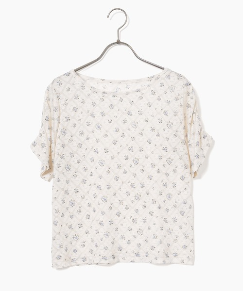 Honeys(ハニーズ)の「総レーストップス(Tシャツ/カットソー・レディース・ホワイト系その他2/ブラウン系その他2/ネイビー系1・L/M/S)」の14枚目の写真