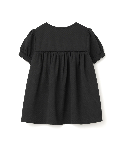 MILLO WOMEN（ミロウーマン）の「テクスチャーパフブラウス[ブラック]（シャツ/ブラウス・レディース・その他・SMALL/MEDIUM）」の4枚目の写真