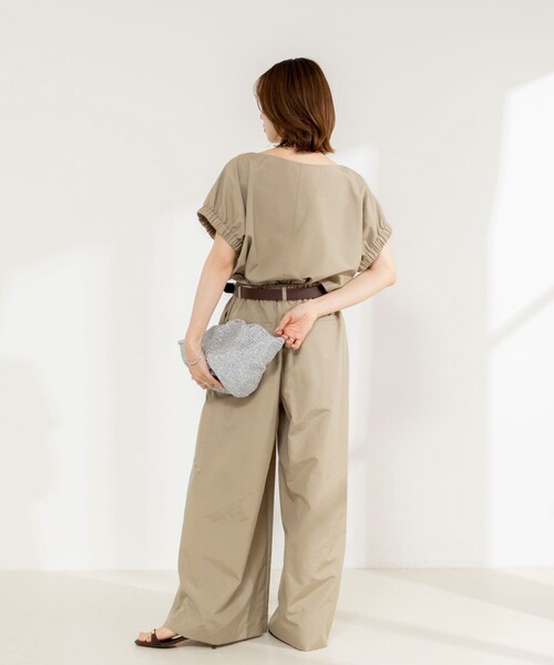 NOLLEY’S(ノーリーズ)の「《セットアップ対応》ウォッシャブルエクセルテックタンブラーギャザーフレンチスリーブブラウス(シャツ/ブラウス・レディース・ベージュ/ホワイト/ブラック・FREE)」の20枚目の写真