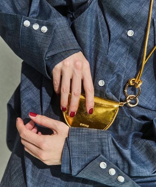 OMMO（オーエムエムオー）の「PINCH TUCK SH（シャツ/ブラウス・レディース・インディゴブルー/ブルー系その他/ホワイト・F）」の17枚目の写真
