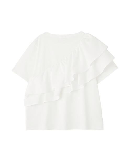 earth music&ecology(アースミュージックアンドエコロジー)の「フリルプルオーバー(Tシャツ/カットソー・レディース・オフホワイト/ブラック・FREE)」の17枚目の写真