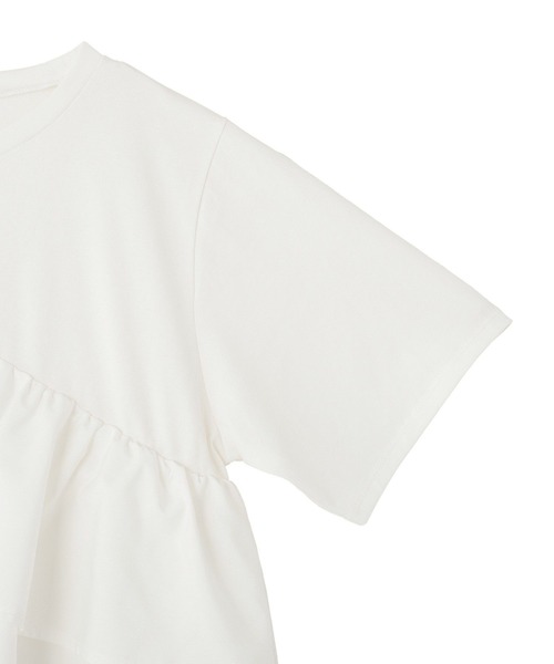 earth music&ecology(アースミュージックアンドエコロジー)の「フリルプルオーバー(Tシャツ/カットソー・レディース・オフホワイト/ブラック・FREE)」の19枚目の写真