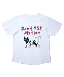 DAMP（ドントアスクマイプラン）の「マジックキャッツ Tシャツ ホワイト（Tシャツ/カットソー）」