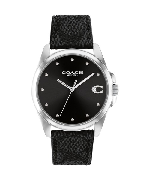 COACH(コーチ)の「【COACH】コーチ GREYSON レディース ウォッチ(アナログ腕時計・レディース・ブラック/ベージュ/ブラウン・FREE)」の2枚目の写真
