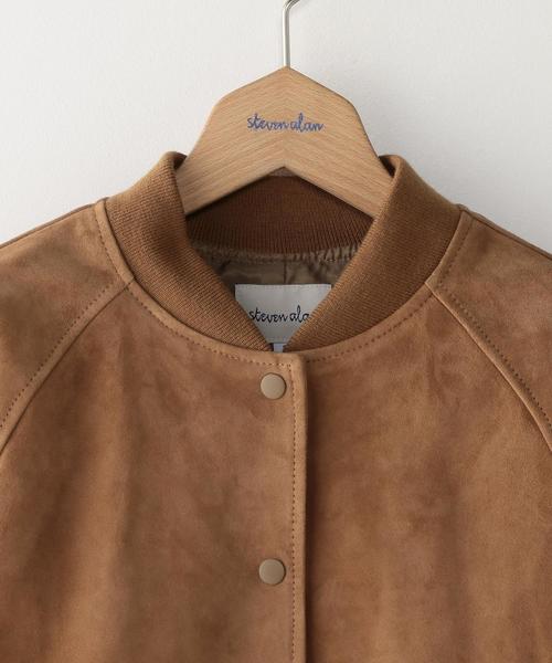 Steven Alan（スティーブンアラン）の「＜Steven Alan＞GOAT SUEDE BLOUSON/ﾌﾞﾙｿﾞﾝ ◆（ブルゾン・レディース・ベージュ・SMALL/MEDIUM）」の3枚目の写真