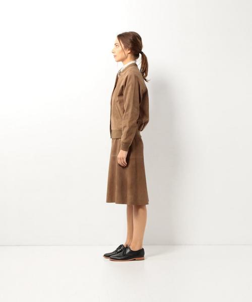 Steven Alan（スティーブンアラン）の「＜Steven Alan＞GOAT SUEDE BLOUSON/ﾌﾞﾙｿﾞﾝ ◆（ブルゾン・レディース・ベージュ・SMALL/MEDIUM）」の9枚目の写真