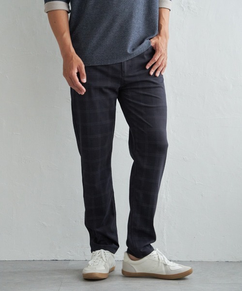 ikka(イッカ)の「GOKU楽パンツ EASY STRETCH チェック5ポケット(その他パンツ・メンズ・ネイビー/グレー/チャコール/ブラウン・XL/L/M/S)」の4枚目の写真