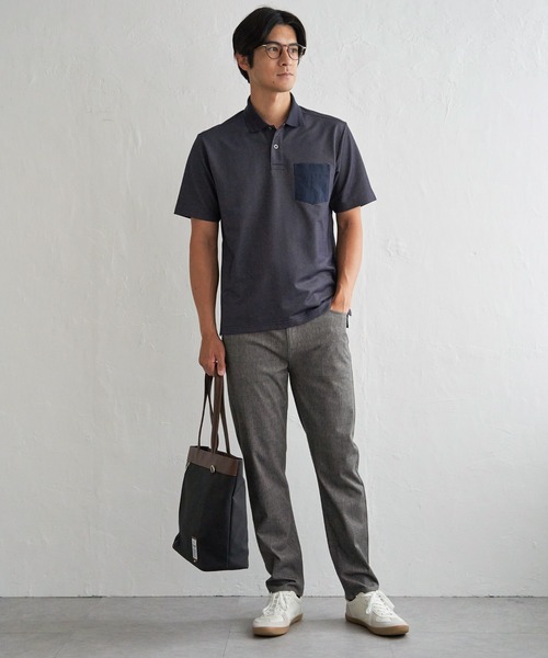 ikka(イッカ)の「GOKU楽パンツ EASY STRETCH チェック5ポケット(その他パンツ・メンズ・ネイビー/グレー/チャコール/ブラウン・XL/L/M/S)」の7枚目の写真