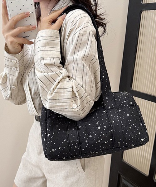 HALEY PESCA(ヘーリーペスカ)の「HALEY PESCA/【ウィッシュコア】星柄ボストンショルダーバッグ(ショルダーバッグ・レディース・ピンク/ホワイト/ブルー/ブラック・FREE)」の12枚目の写真