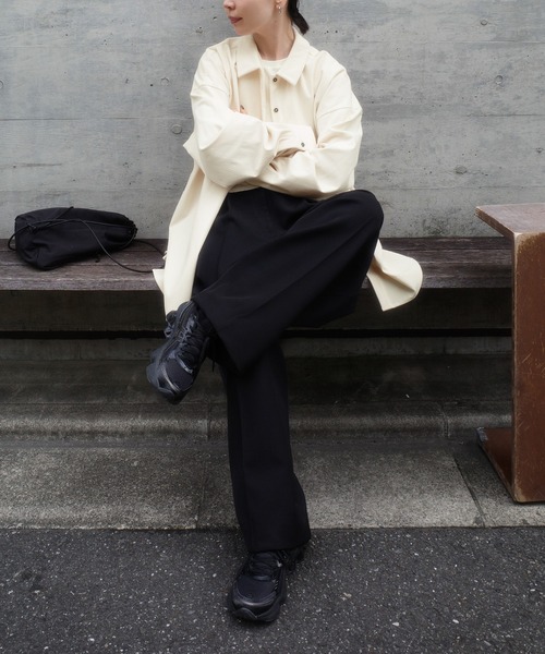select MOCA by son(セレクトモカバイソン)の「コーデュロイオーバーシャツ【by SON】(シャツ/ブラウス・レディース・ブラック/ブラウン/アイボリー・FREE)」の10枚目の写真